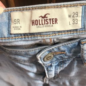 worn a couple times . Hollister jeans